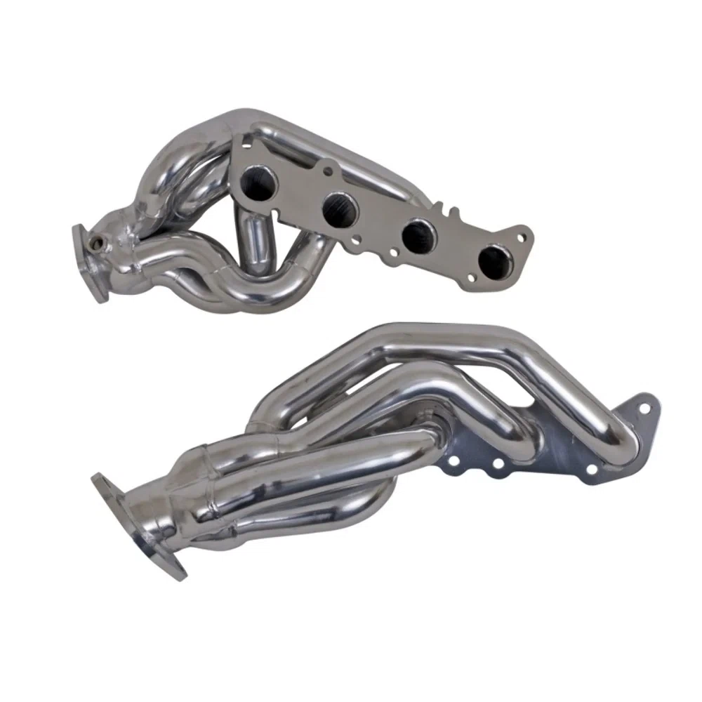 Fits 2011-2014 Mustang GT 1-3_4 Tuned Length Exhaust Headers-Silver-16320